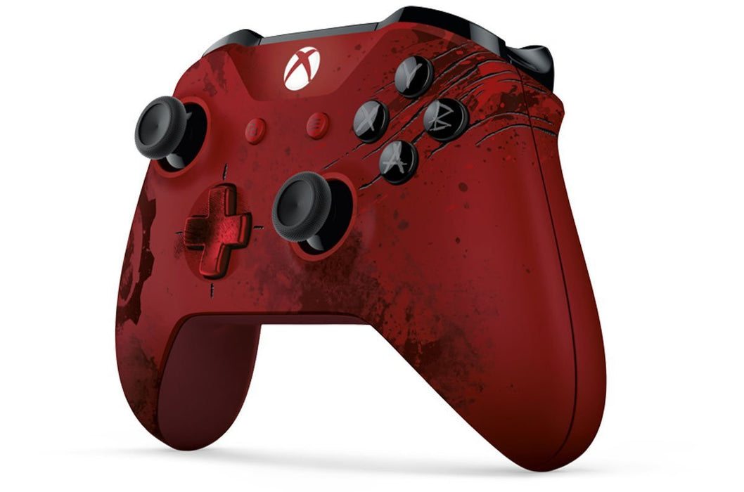 Xbox One Wireless Controller - Gears of War 4 Crimson Omen Limited Edition [Xbox One Accessory]
