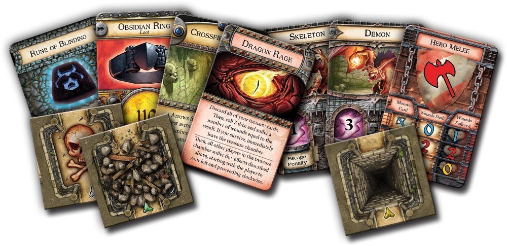 DungeonQuest - Revised Edition [Board Game, 1-4 Players]