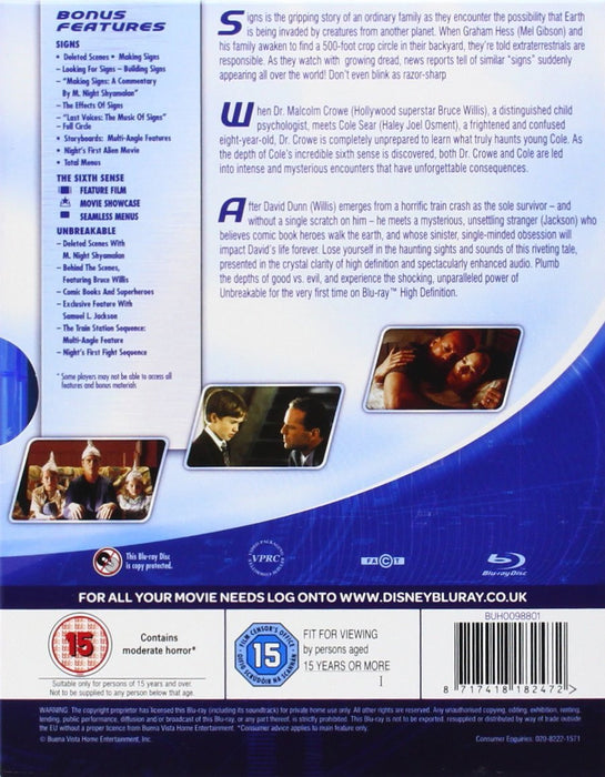 M. Night Shyamalan Three Movie Collection [Blu-Ray Box Set]