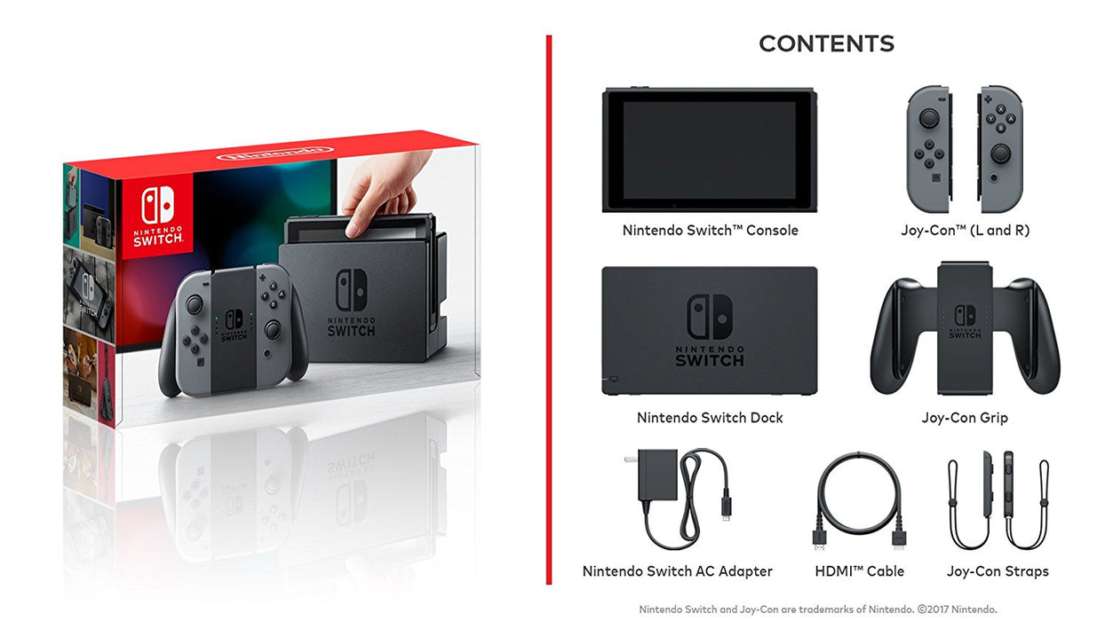 Nintendo Switch Console - Gray Joy-Con [Nintendo Switch System]