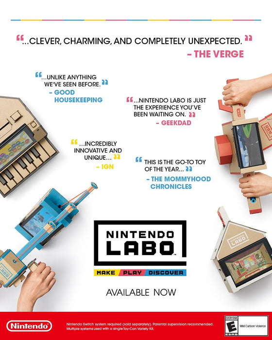 Nintendo Labo Toy-Con 01: Variety Kit [Nintendo Switch]