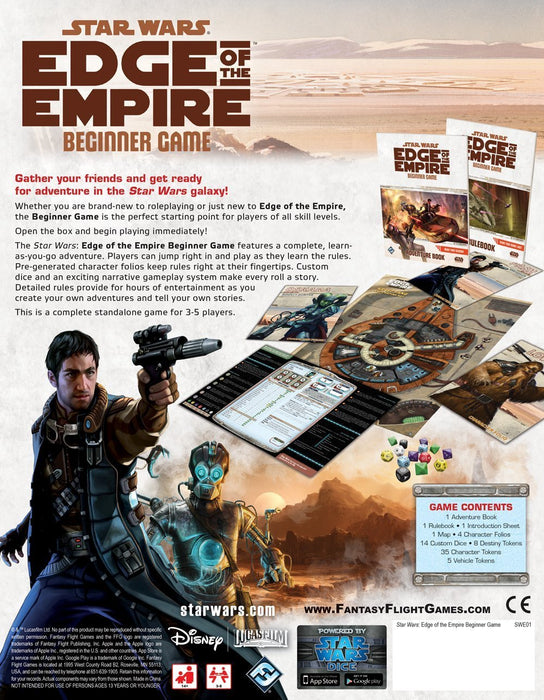 Star Wars: Edge of the Empire - Beginner Game [RPG Style Game, 3-5 Players]