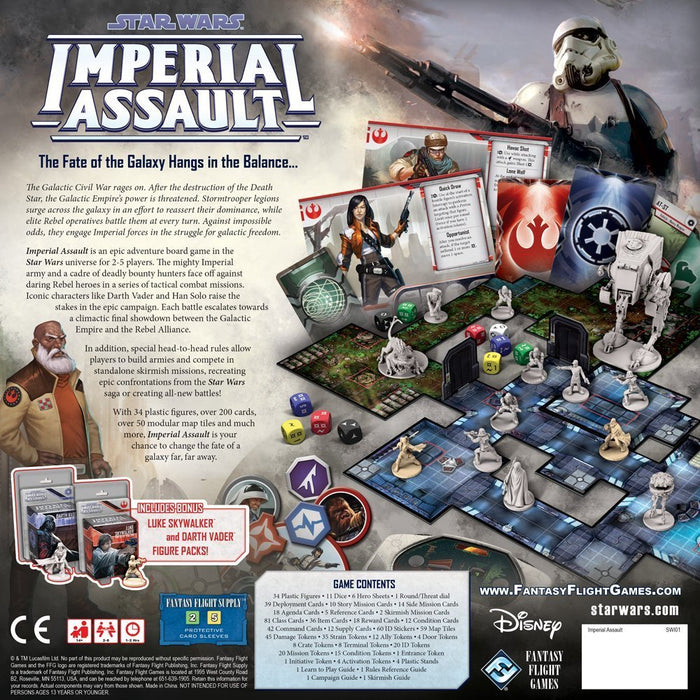 Star Wars: Imperial Assault [Board Game, 2-5 Players]