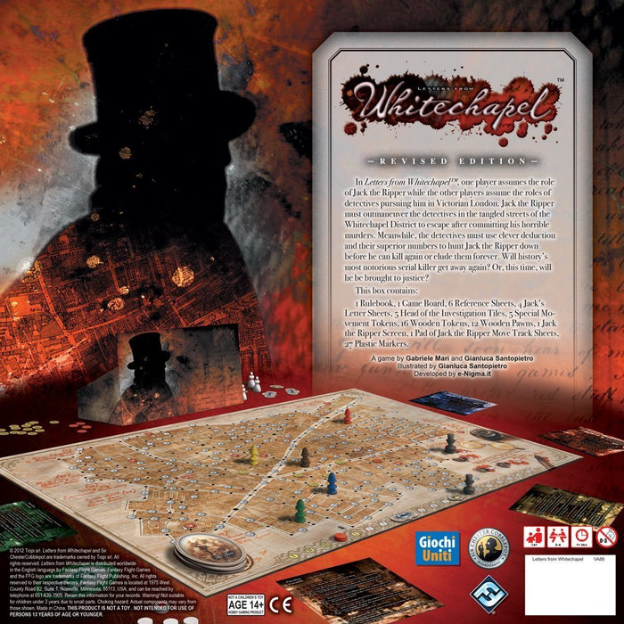 Letters from Whitechapel [Board Game, 2-6 Players]