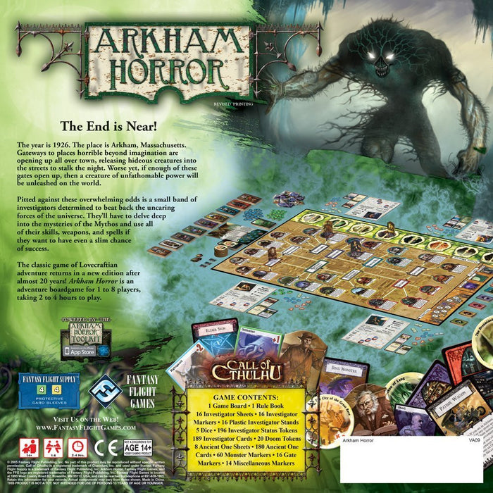 Arkham Horror - 3rd Edition [Board Game, 1-8 Players]