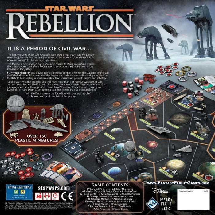 Star Wars: Rebellion [Board Game, 2-4 Players]