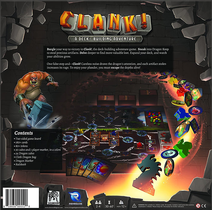 Clank!: A Deck-Building Adventure [Board Game, 1-4 Players]