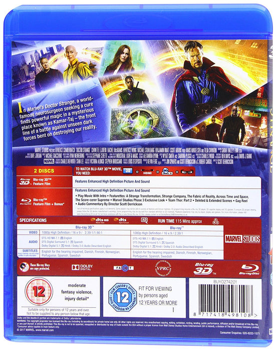 Marvel's Doctor Strange 3D [3D + 2D Blu-Ray]