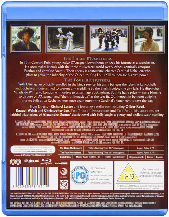 Three Musketeers & The Four Musketeers [Blu-Ray 2-Movie Collection]