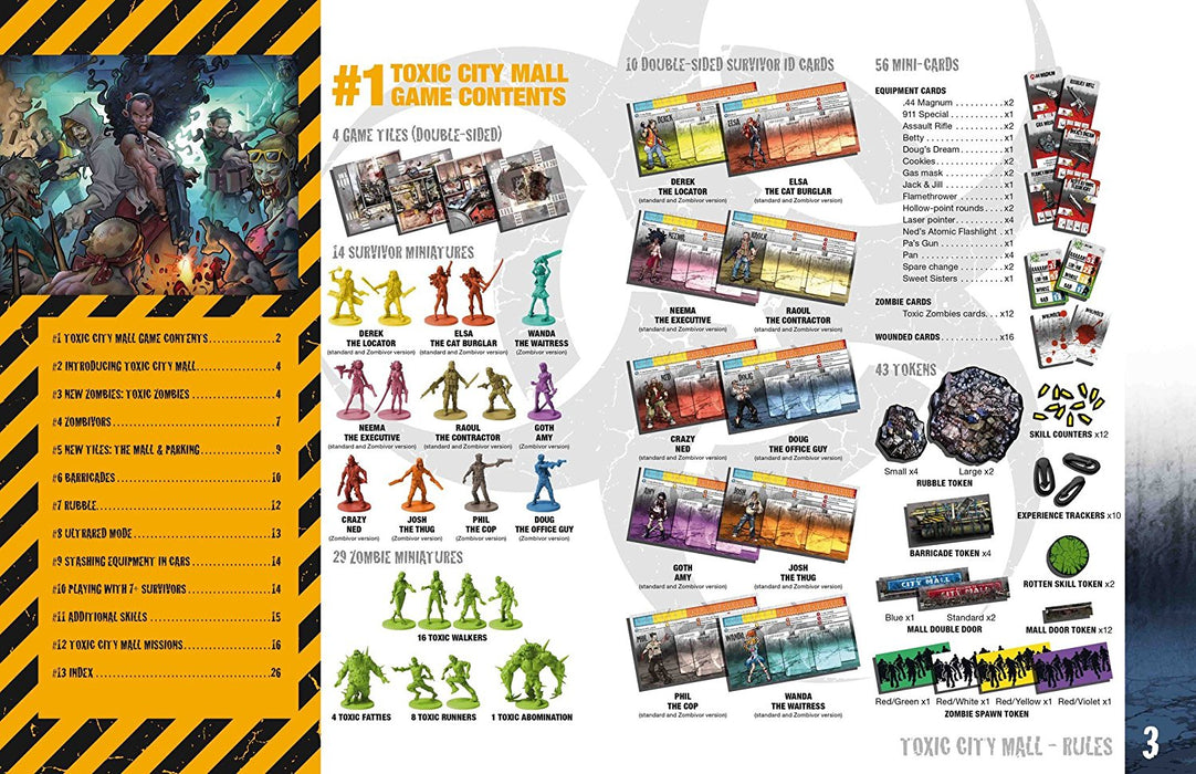 Zombicide: Toxic City Mall Expansion [Board Game, 1-6 Players]