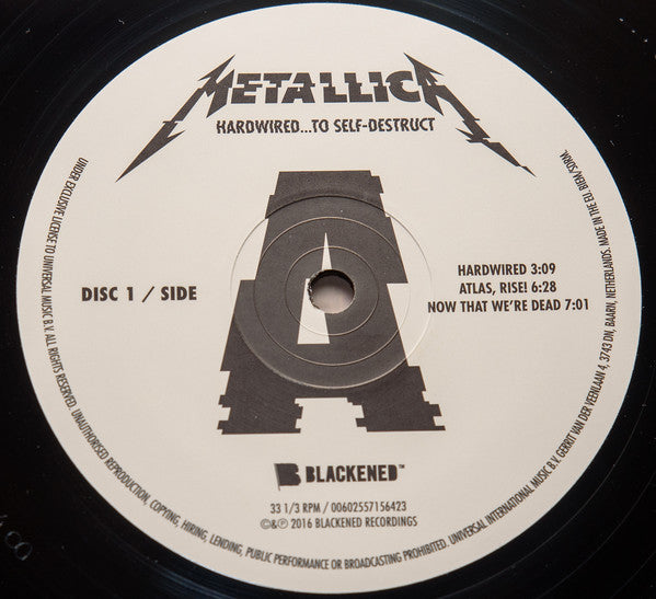 Metallica : Metallica - Hardwired...To Self-Destruct [Audio Vinyl] (2xLP, Album, MP, Gat)