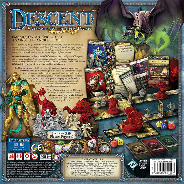 Descent: Journeys in the Dark - Second Edition [Board Game, 2-5 Players]