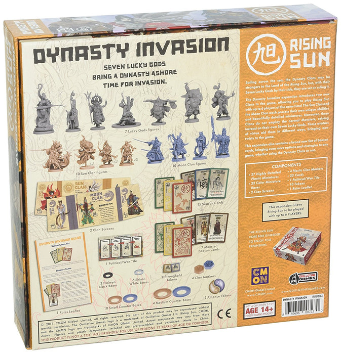 Rising Sun: Dynasty Invasion Expansion [Board Game, 3-6 Players]