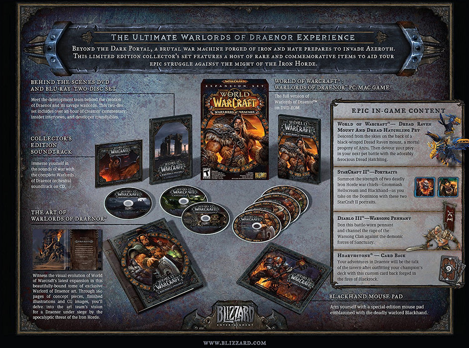 World of Warcraft: Warlords of Draenor - Collector's Edition [Mac & PC]
