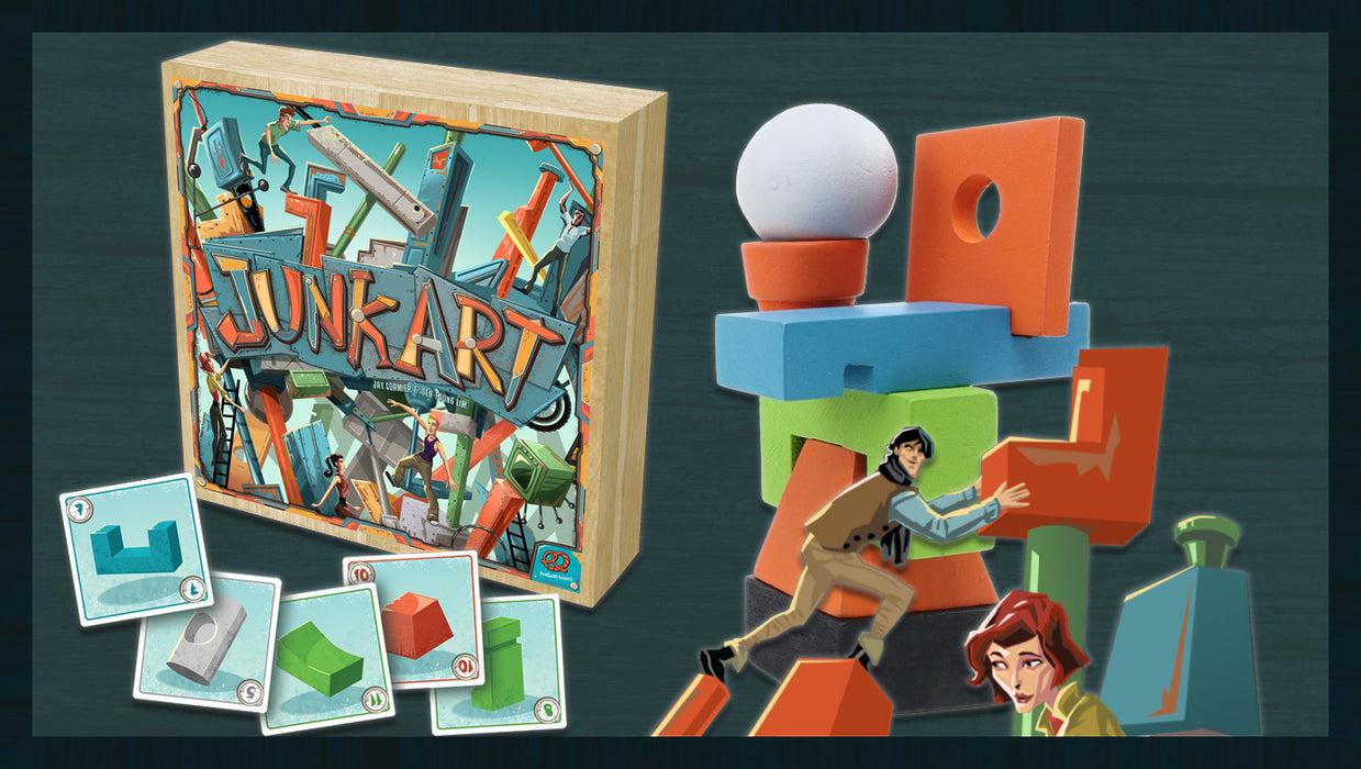 Junk Art - Wooden Exclusive Edition [Board Game, 2-6 Players]