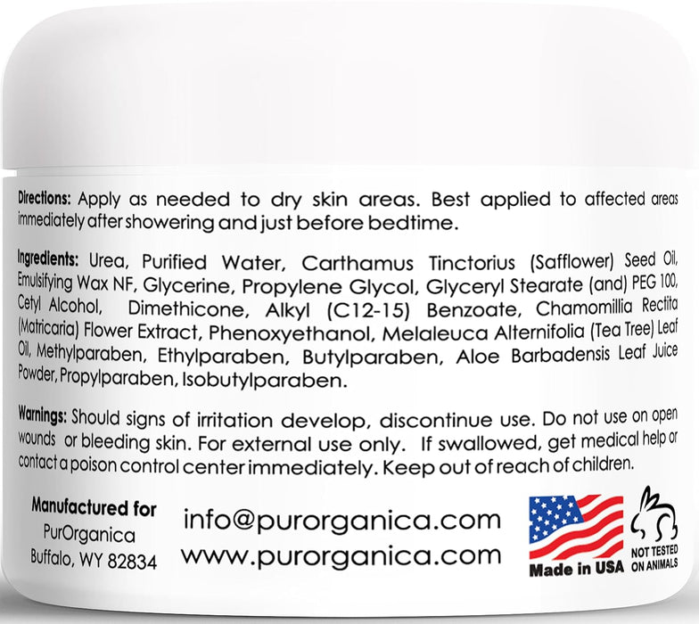 PurOrganica: Urea 40 Percent Foot Cream (Pumice Stone and Brush) [Healthcare]