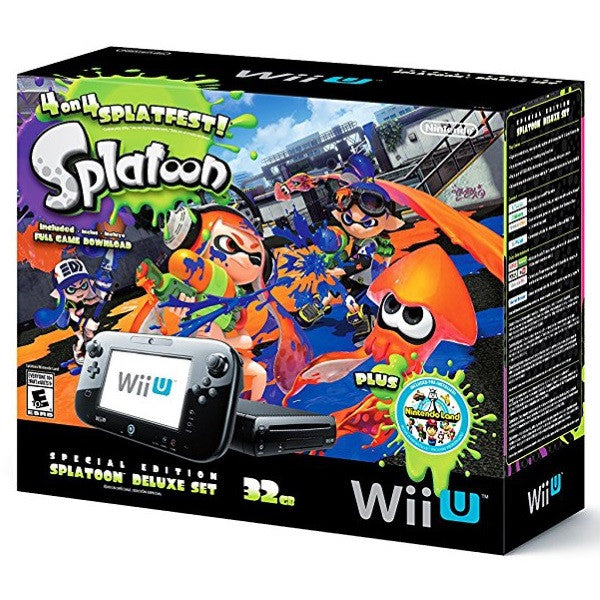 Nintendo Wii U Console - Special Edition Splatoon Deluxe Set 32GB [Nintendo Wii U System]