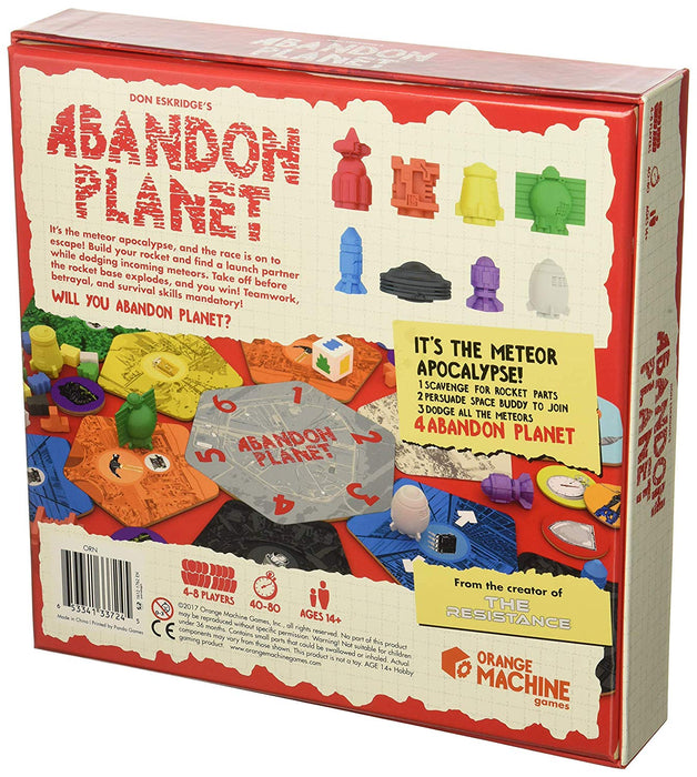 Abandon Planet [Board Game, 4-8 Players]