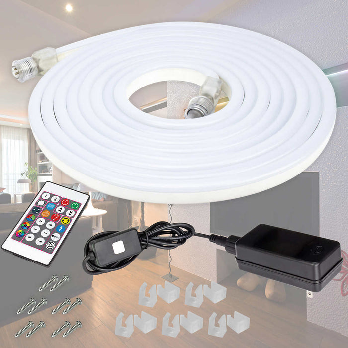 American Lighting Color Changing Neon Flex Light with Remote Control - 5 Meters / 16.4 Feet [Electronics]