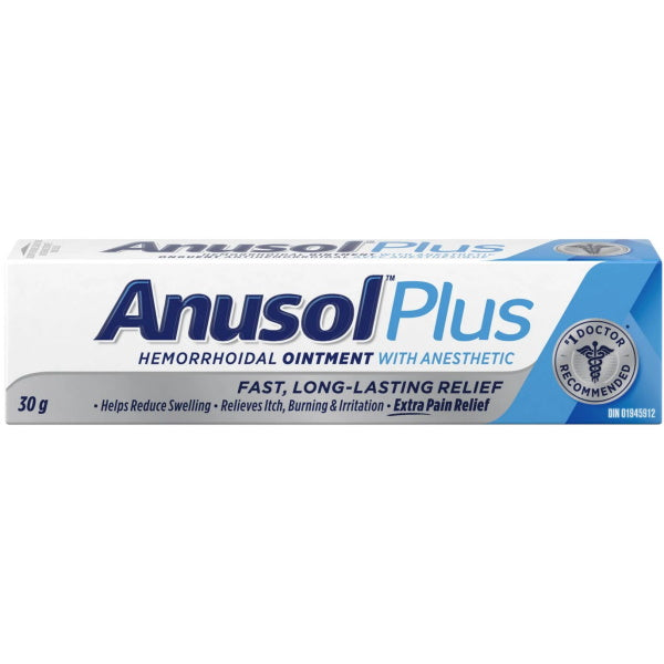 Anusol Plus Hemorrhoidal Ointment with Anesthetic - 30g [Healthcare]