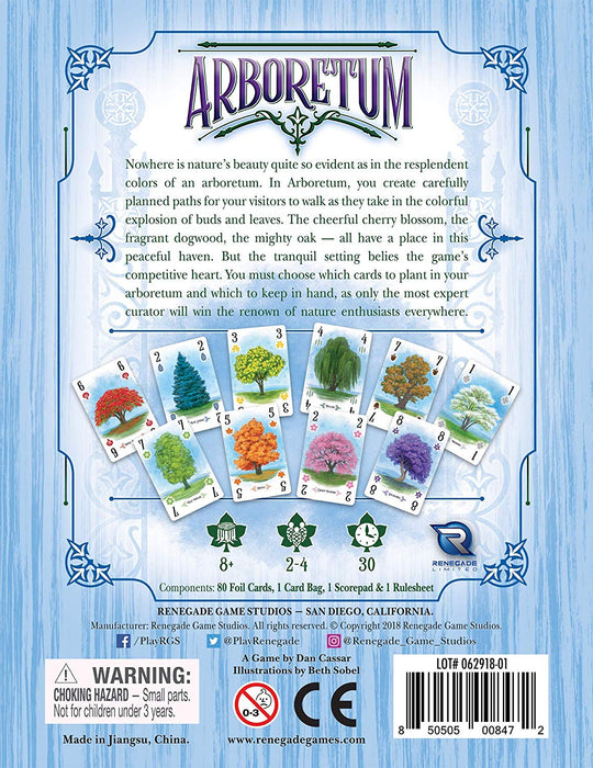 Arboretum - Deluxe Edition [Card Game, 2-4 Players]