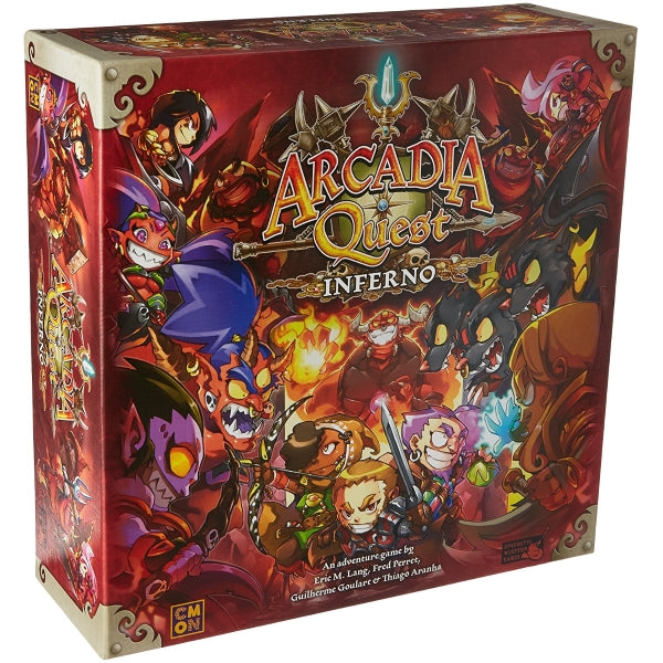 Arcadia Quest: Inferno [Board Game, 1-4 Players]