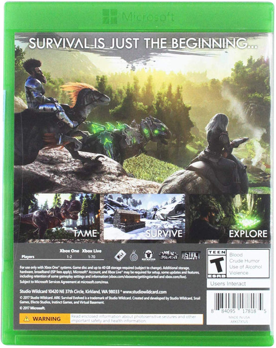 ARK Survival Evolved Explorers Edition (US), Xbox One/Xbox Series X, S