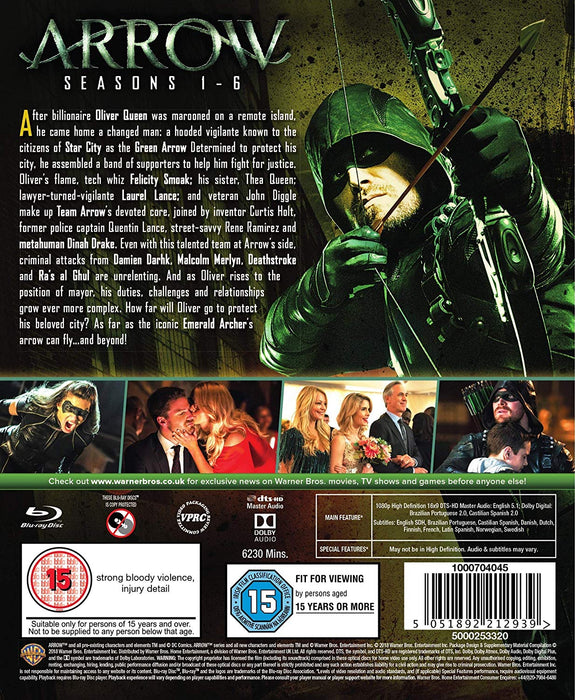 Arrow - Seasons 1-6 [Blu-Ray Box Set]
