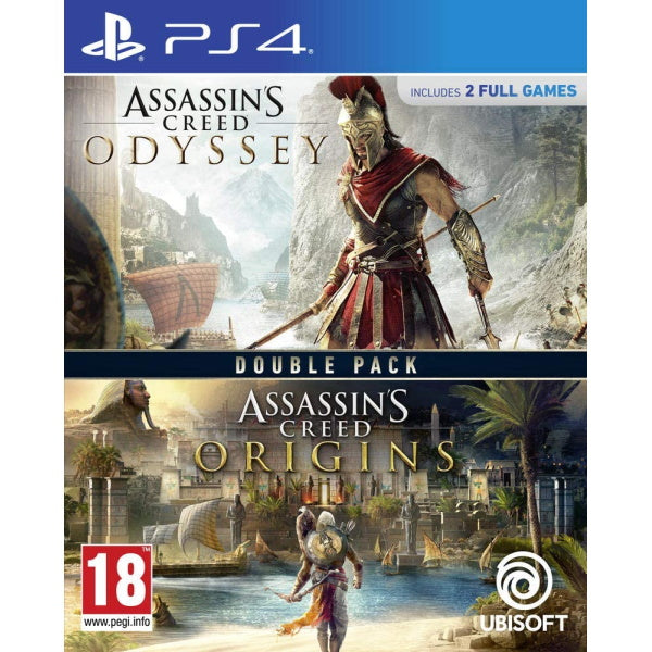 Assassin's Creed Odyssey + Assassin's Creed Origins Double Pack [PlayStation 4]