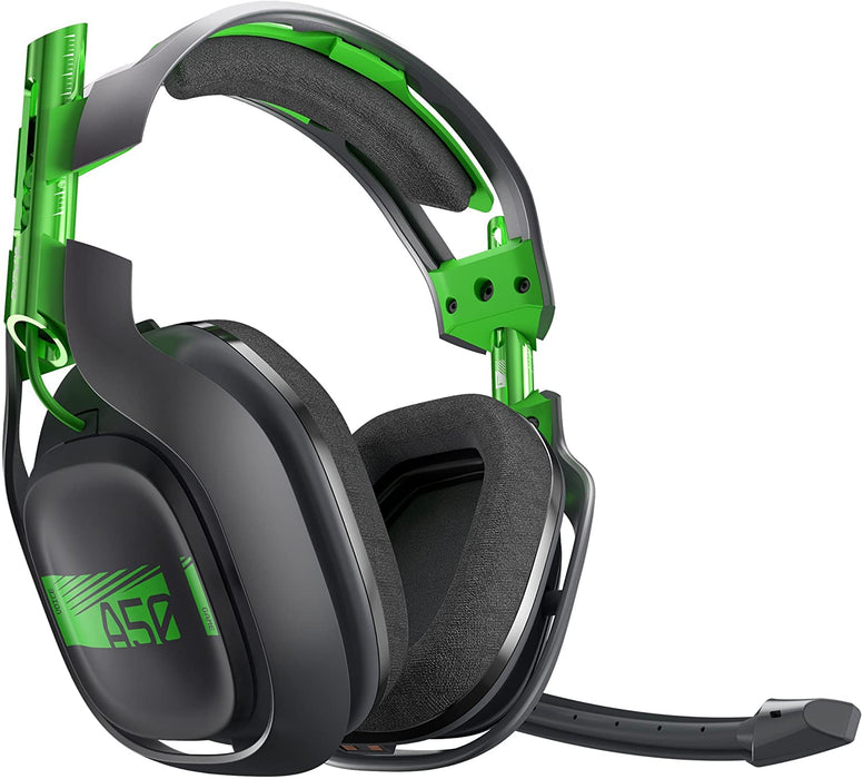 ASTRO Gaming - A50 Wireless Gaming Headset + Base Station - Black/Green [Cross-Platform Accessory]