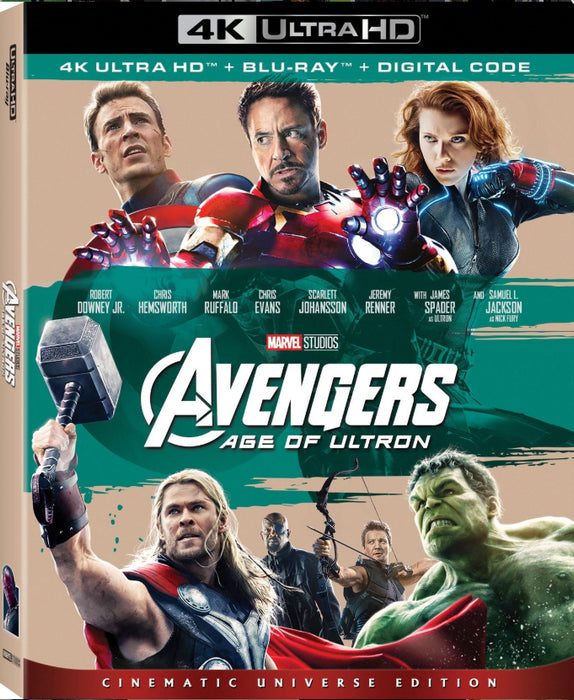 Marvel's Avengers: 4-Movie Collection - 4K Limited Edition SteelBook [Blu-ray Box Set+ 4K UHD + Digital]
