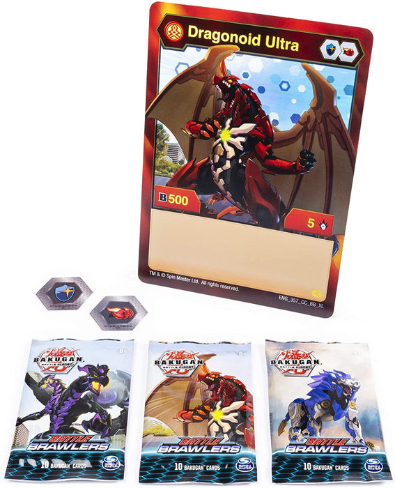 Bakugan TCG: Deluxe Battle Brawlers Card Collection with Jumbo Foil Dragonoid Ultra Card [Card Game, 2 Players]