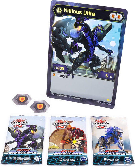 Bakugan TCG: Deluxe Battle Brawlers Card Collection with Jumbo Foil Nillious Ultra Card