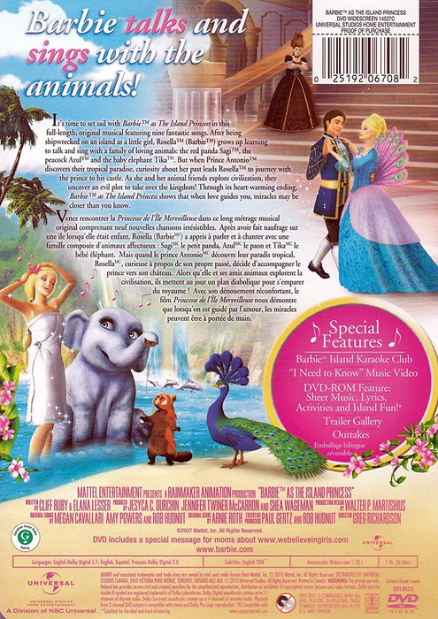 Barbie as The Island Princess [DVD]