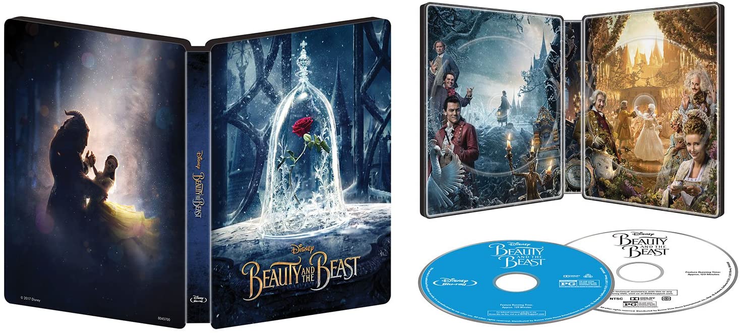 Disney's Beauty and the Beast Live Action - Limited Edition Collectible SteelBook - Best Buy Exclusive [Blu-ray + DVD + Digital]