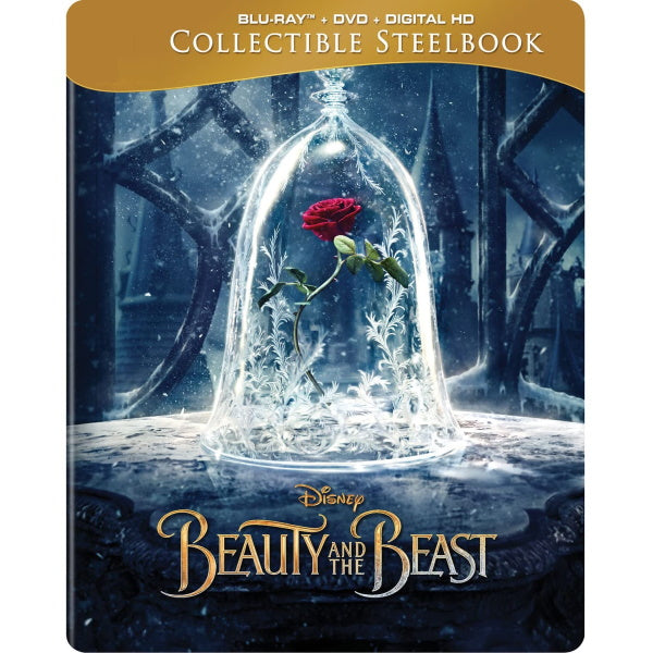 Disney's Beauty and the Beast Live Action - Limited Edition Collectible SteelBook - Best Buy Exclusive [Blu-ray + DVD + Digital]