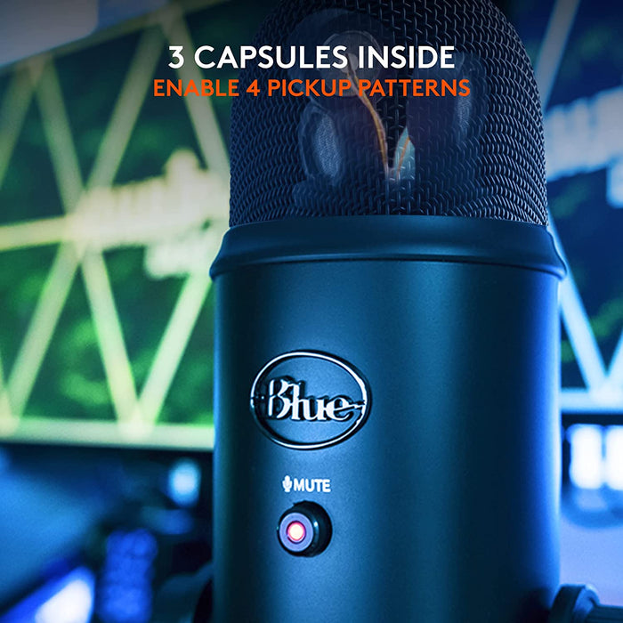 Blue Yeti USB Microphone - Blackout [Electronics] — Shopville