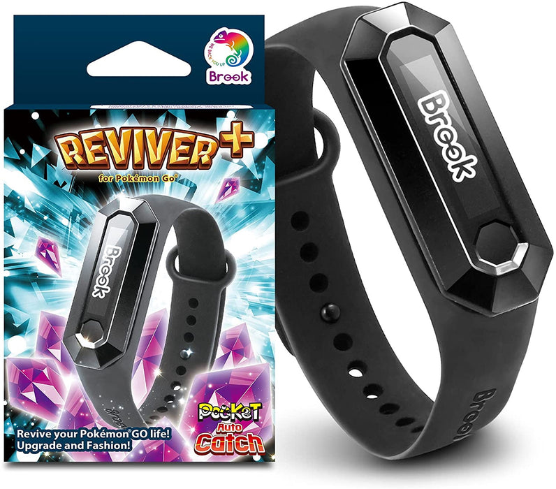 Brook Pocket Auto Catch Reviver Plus+ Jet Black Wristband for Pokemon Go - iPhone & Android [Toys]