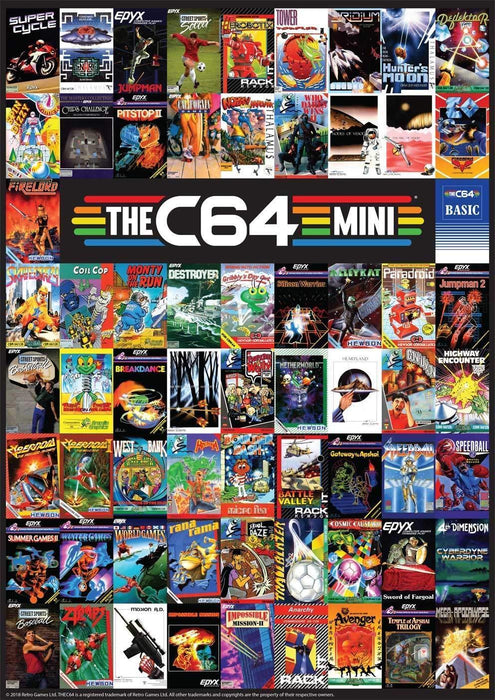 The C64 Mini Micro Console + Joystick [Retro System]