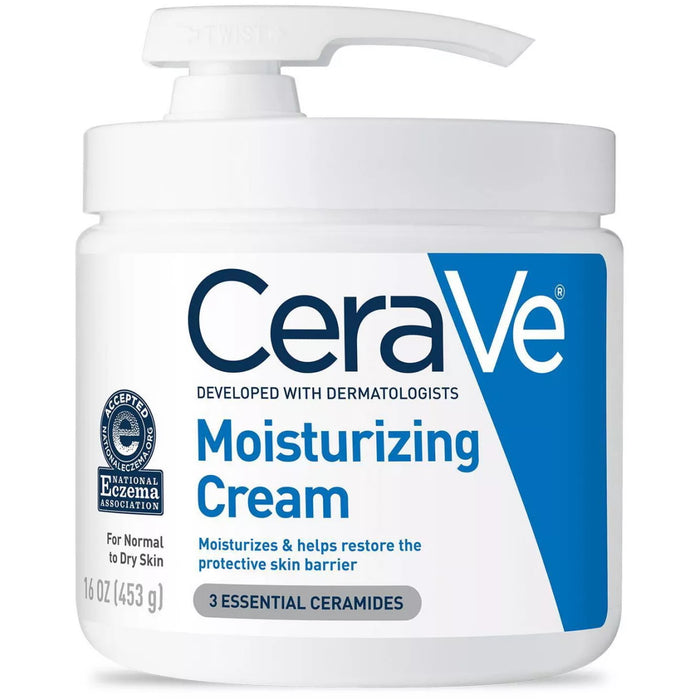 CeraVe Moisturizing Cream for Normal To Dry Skin with Pump - 453g / 16 Oz [Skincare]
