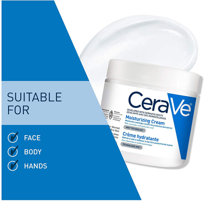 CeraVe Moisturizing Cream for Normal To Dry Skin - 539g / 19 oz + 57g / 2 oz [Skincare]