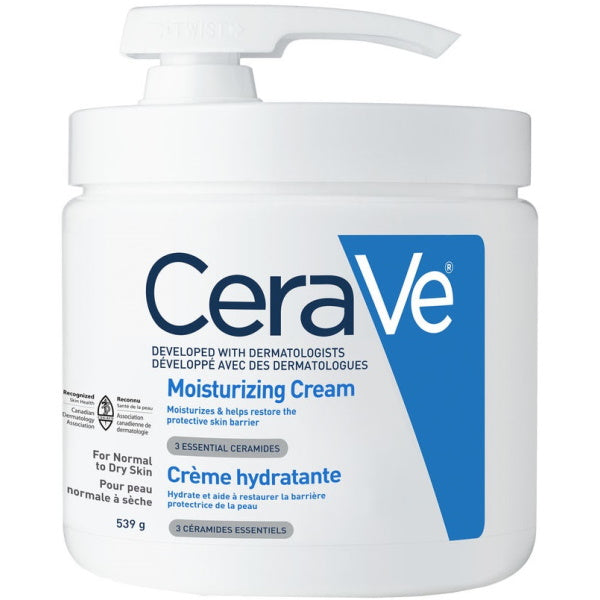 CeraVe Moisturizing Cream for Normal To Dry Skin with Pump - 539g / 19 Oz [Skincare]