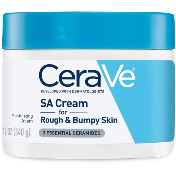 CeraVe SA Cream for Rough and Bumpy Skin - Moisturizer with Salicylic Acid - 340g / 12oz [Skincare]
