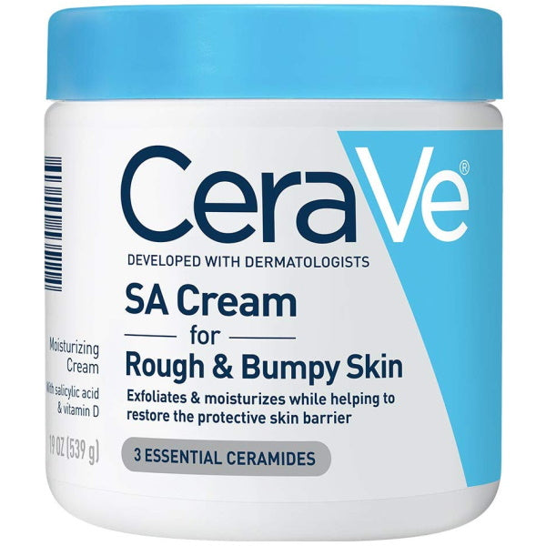 CeraVe SA Cream for Rough and Bumpy Skin - Moisturizer with Salicylic Acid - 539g / 19 oz [Skincare]