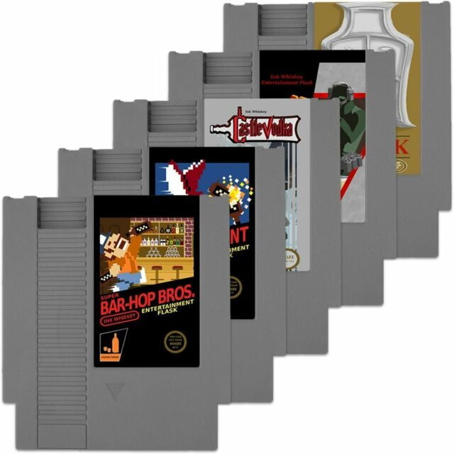 Concealable NES Entertainment Flask - Kega Man [Collectible]