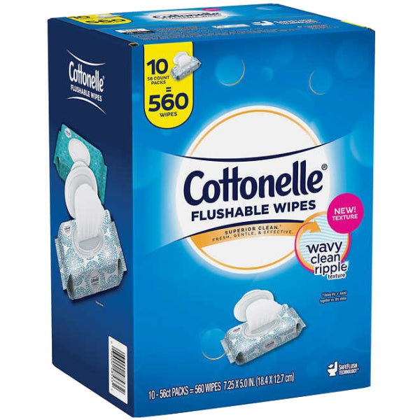 Cottonelle Flushable Wipes - 560-count [House & Home]