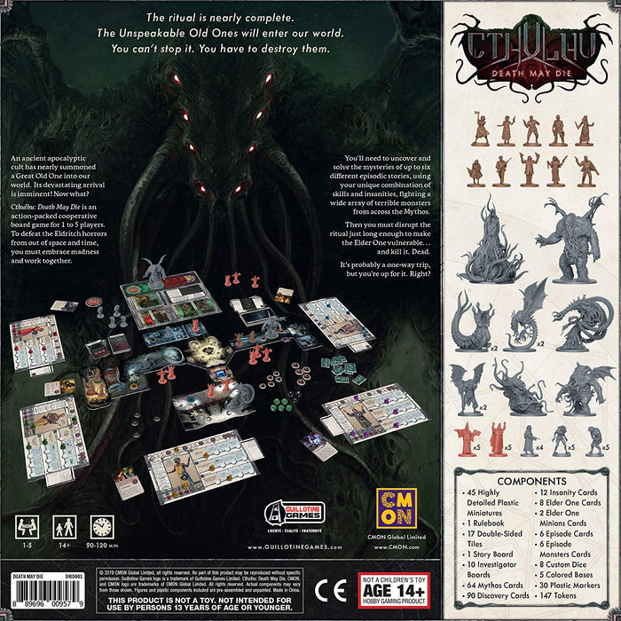 Cthulhu: Death May Die [Board Game, 1-5 Players]