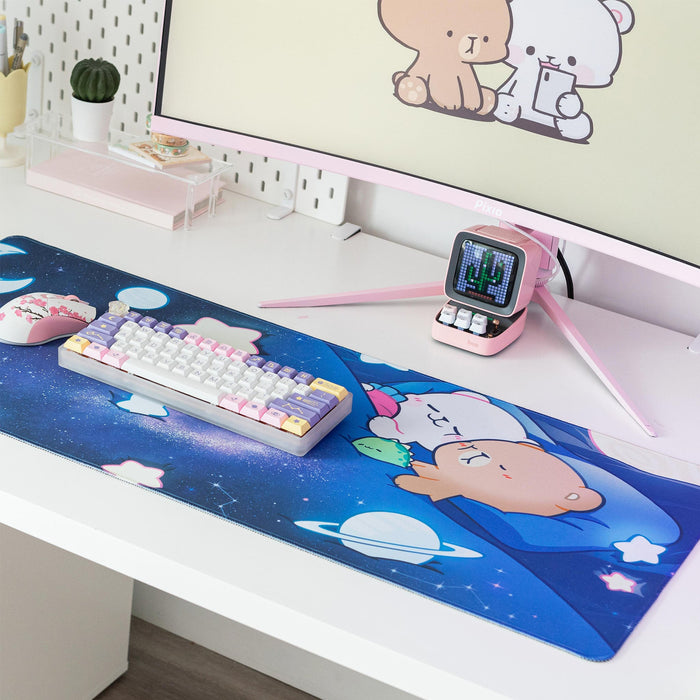 milkmochabear: Starry Dream Desk Mat [Accessories]