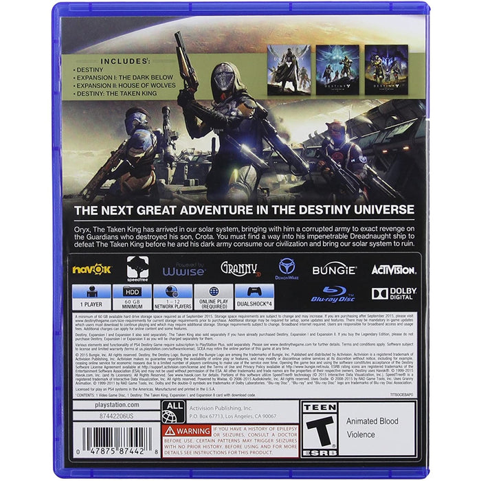 Destiny: The Taken King - Legendary Edition [PlayStation 4]
