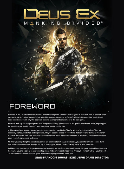 Deus Ex: Mankind Divided - Limited Edition Guide [Strategy Guide]